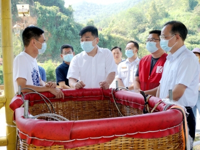 孙春明率队到大埔检查文旅行业疫情防控和安全生产工作