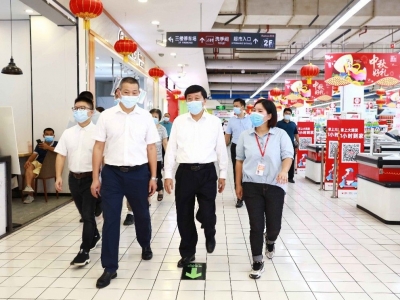宋才华洪国华率队督查中秋、国庆节前安全生产和疫情防控工作