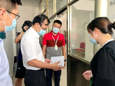 曾尚忠到梅江区检查市场监管领域工作：保障食品质量 维护市场秩序