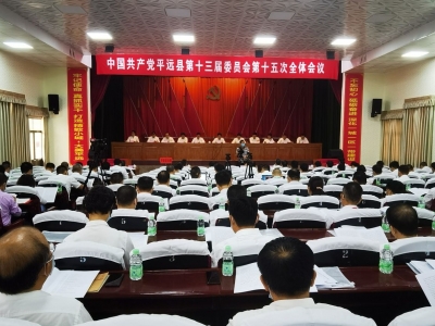 中共平远县委十三届十五次全会号召：实干担当接续奋斗 愿景成真谱写新篇