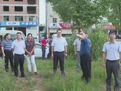 周小勇率队督导重点项目推进及安全生产、疫情防控工作