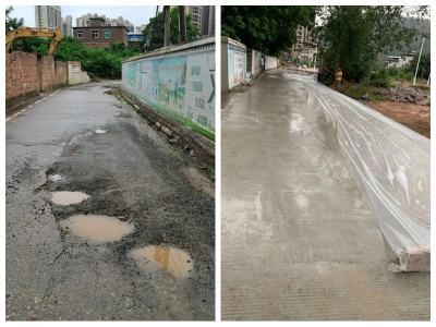 告别坑洼和积水！梅县三葵村​“民心路”解决群众“行路难”