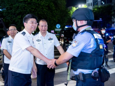 詹星督导梅州中秋安保暨“五合一”第二次集中统一行动