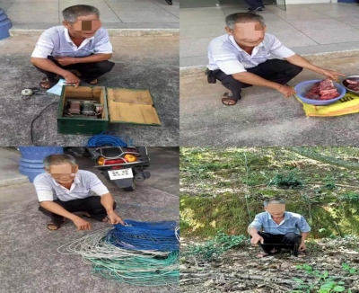 为保护果园山场，两村民私架电网狩猎野猪！抓！