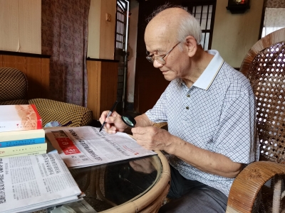 初心不改 一颗红心永向党！九旬老党员田璧家致力弘扬红色文化