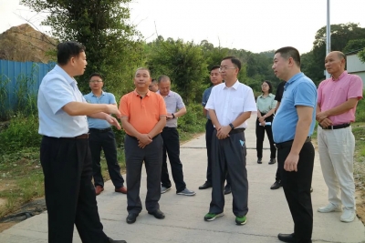 市第六督导组到大埔开展中央生态环境保护督察边督边改工作