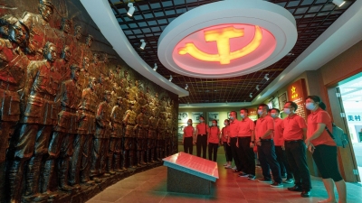 昔日革命圣地，今朝学习热土！梅南水美村红色基因浸润美丽乡村