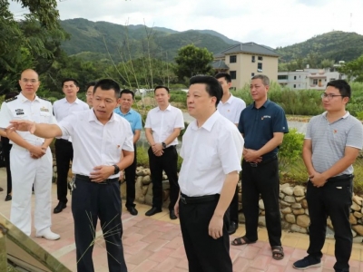 张志锋到丰顺县潘田镇、建桥镇调研基层党建、疫情防控等重点工作