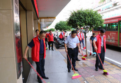 凝心聚力，共创省县级文明城市！何建元率队开展大清扫、大整治、大排查行动