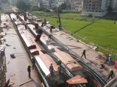 国庆施工不停歇！梅龙高铁五华段建设如期推进