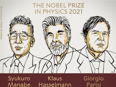 2021诺贝尔物理学奖揭晓，3名科学家获奖