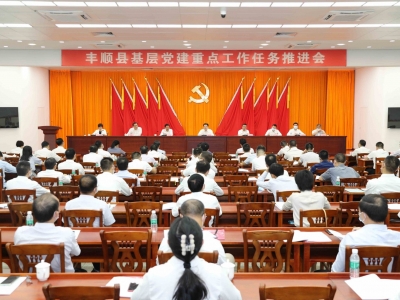 丰顺县召开基层党建重点工作任务推进会