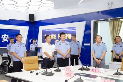 凌晓文到大埔县公安局调研公安工作