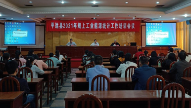 平远县统计局召开能源统计工作培训会议