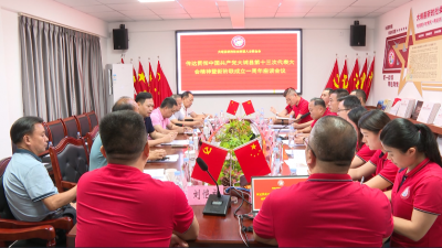 大埔县新阶联召开成立一周年座谈会传达学习贯彻县第十三次党代会精神