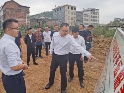 周小勇调研平远县重点项目建设工作