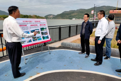 省河长办到梅江区开展碧道建设督导检查工作