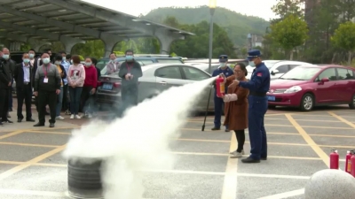 防火意识+遇险自救能力get！平远县举行消防安全应急演练