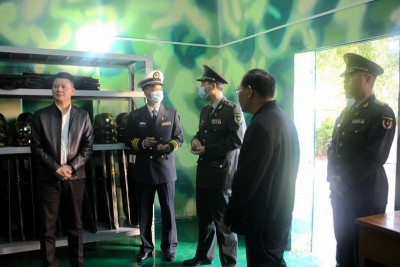 陈煜昌调研兴宁基层武装部规范化建设