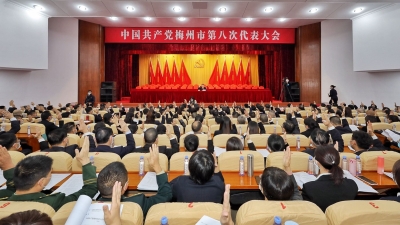 市第八次党代会举行预备会议和主席团第一次会议