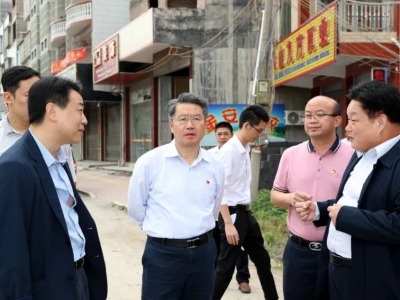 朱少辉到五华县安流镇调研相关工作