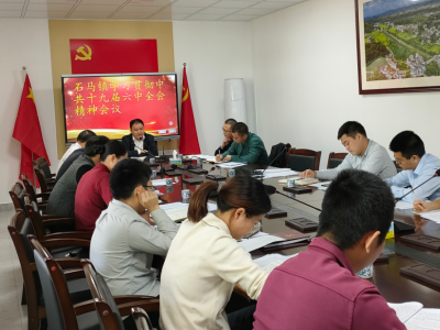 兴宁市石马镇：深入学习贯彻党的十九届六中全会精神