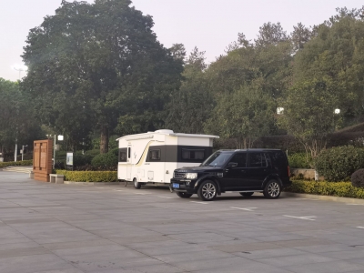 外地房车“打卡”马鞍山公园！游客以此为临时“大本营”感受梅州风土人情