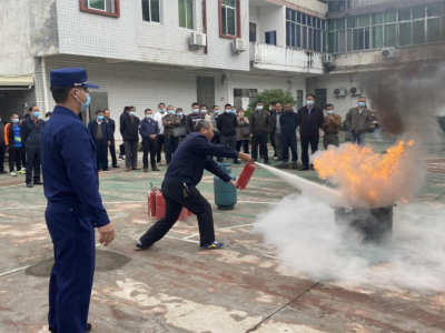 知识讲座+“实战”演练！“119”消防安全知识培训走进兴宁市刁坊镇 