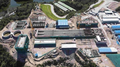 进度条刷新！丰顺新区供水工程水厂主体结构封顶