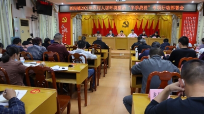 梅江区西阳镇召开农村人居环境整治“冬季战役”专项行动工作部署会