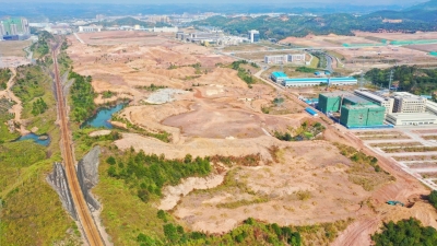 梅州V视丨梅州国际无水港项目完成场地清表，即将全面开工！