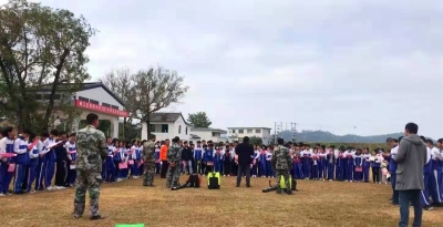 梅江区西阳镇开展“森林防火宣传进校园”活动