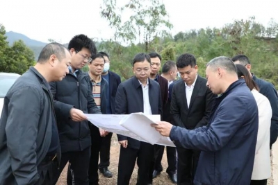 万洋众创城集团惠州事业部考察组一行到大埔考察