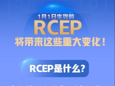1月1日生效的RCEP，将带来这些重大变化！