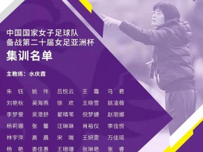 中国女足备战亚洲杯集训名单公布！梅州客家林宇萍入选