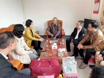 广州市民政局党组书记、局长苏佩带队来梅调研对口帮扶工作