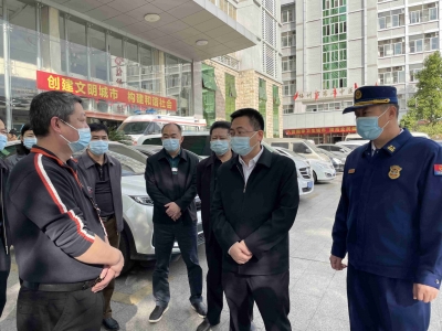 陈金銮督导检查梅江区疫情防控、安全生产、消防安全工作