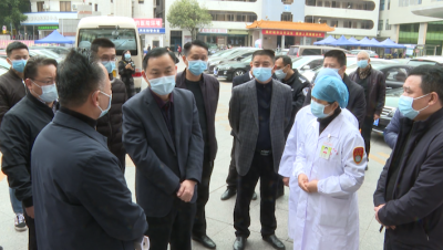 洪国华率队督查疫情防控等工作并慰问老党员