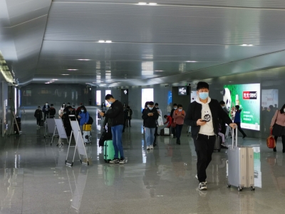 2022年春运“开幕”！全市预计发送旅客45.5万人次