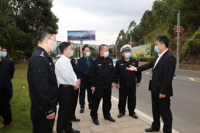 黄增国、凌晓文看望慰问大埔县基层一线公安民辅警