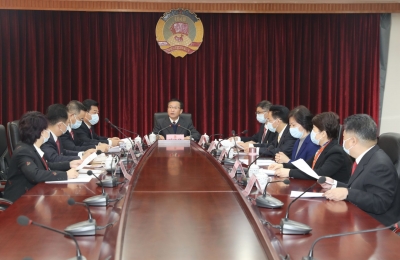 市政协召开八届一次主席会议