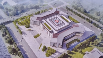 梅州市坚真市民服务中心今日奠基！许应裘全额捐资3.5亿元建设