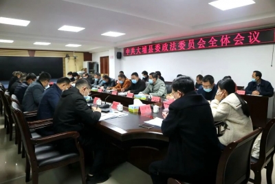 大埔县召开县委政法委全体委员会议：推动政法工作持续走在全省、全市前列