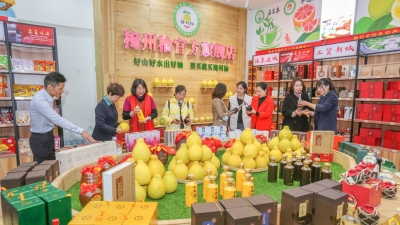 开门迎客！梅州市特色农产品展销中心暨梅州农产品年货节启动