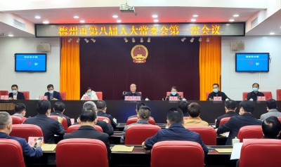 市八届人大常委会举行第一次会议！依法补选王晖余其豹为广东省十三届人大代表