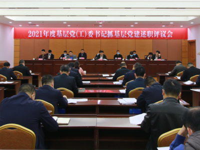 宋才华主持召开2021年度基层党（工）委书记抓基层党建述职评议会