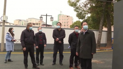 梅州市测评组来平开展“两美”行动年终测评工作