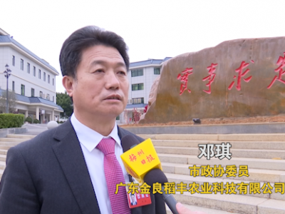 两会直通车丨市政协委员、梅州市稻丰实业有限公司董事长邓琪：做强龙头引领  献力乡村振兴