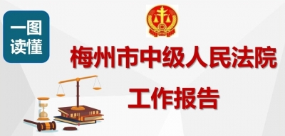 一图读懂丨梅州市中级人民法院工作报告