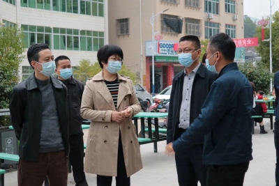 大埔县领导带队检查疫情防控工作